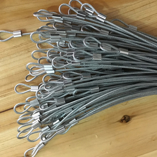 Pallet pressed cable slings stainless steel lifting wire rope sling