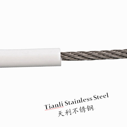 PVC/Nylon Coated 316/304 Stainless Steel Wire Rope