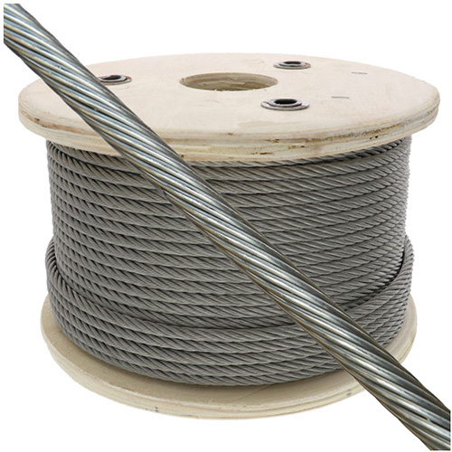 1X19 STAINLESS STEEL WIRE ROPE PER METER